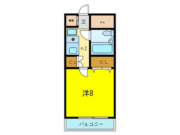 コーポいこいの物件間取画像